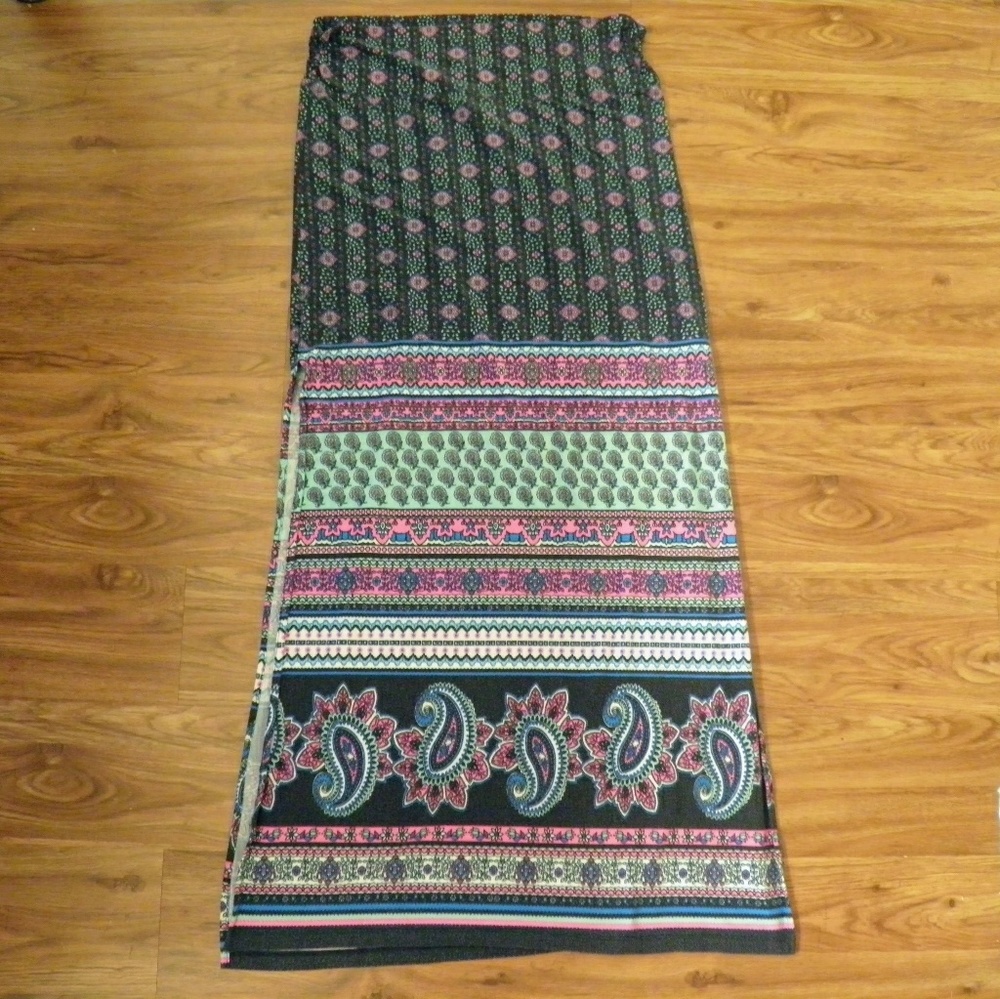 Stoosh Boho Maxi Skirt with Paisley design size XL